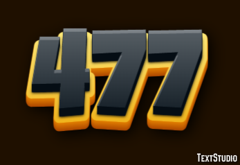 477 Text Effect