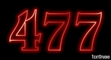 477 Text Effect