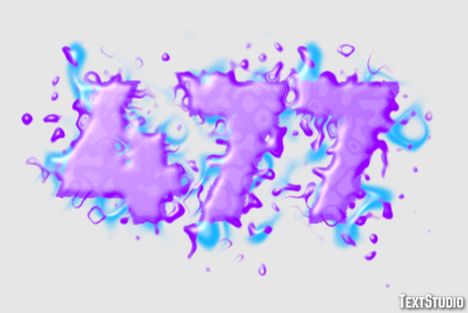 477 Text Effect