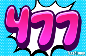 477 Text Effect