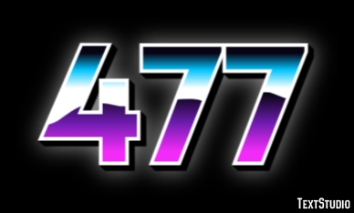477 Text Effect