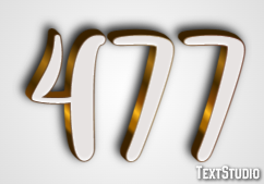 477 Text Effect