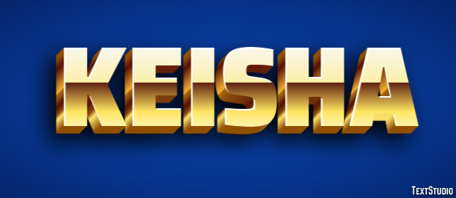 Keisha Efecto de Texto