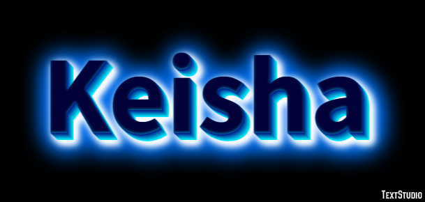 Keisha Efecto de texto