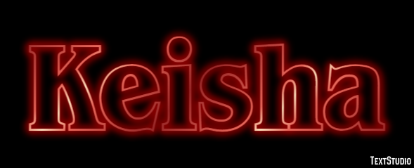 Keisha Efecto de texto
