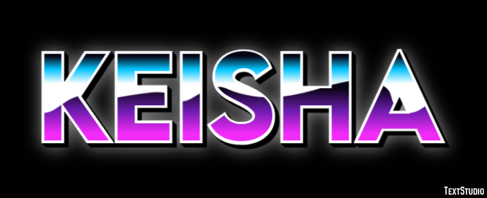 Keisha Efecto de Texto