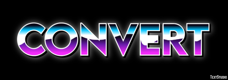 Convert Efecto de Texto