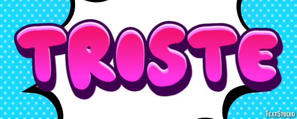 Triste Text Effect