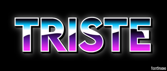 Triste Text Effect