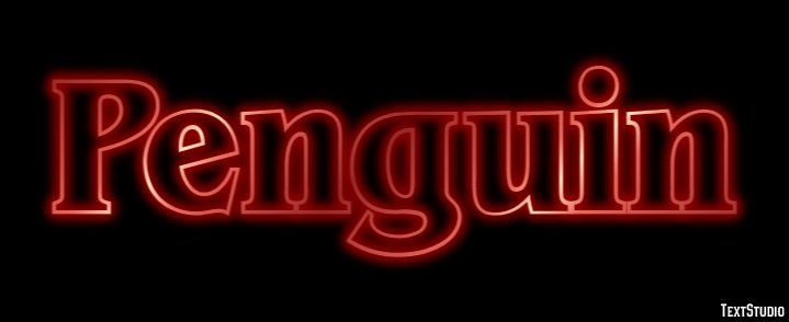 Penguin Text Effect