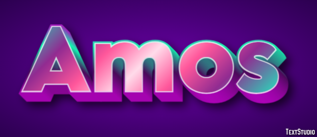 Amos テキスト効果
