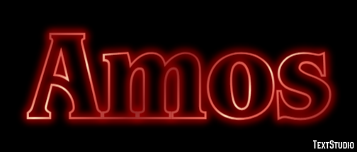 Amos Text Effect