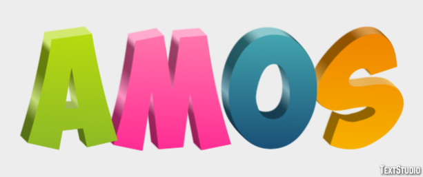 Amos Text Effect