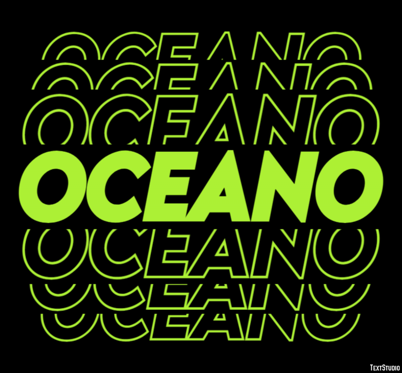 Oceano Efekt tekstowy