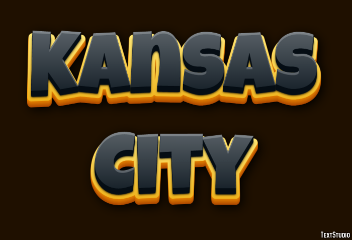 Kansas City Texteffekt