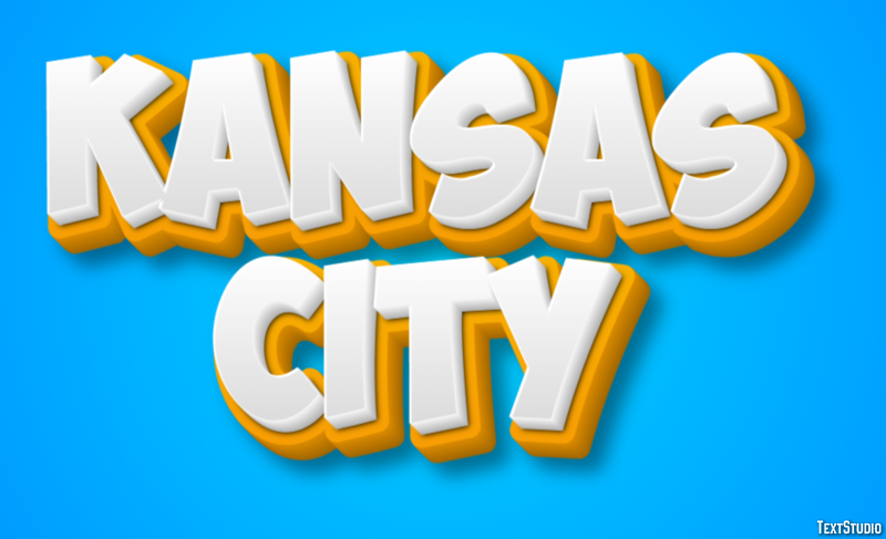 Kansas City Texteffekt