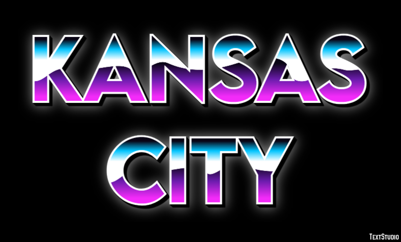 Kansas City Texteffekt