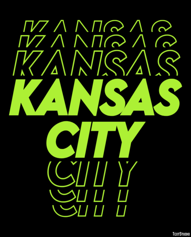 Kansas City Texteffekt