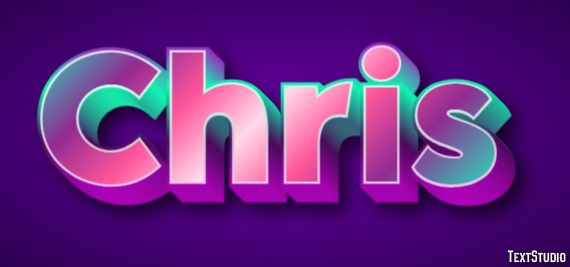 Chris Text Effect