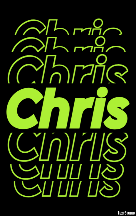 Chris Text Effect