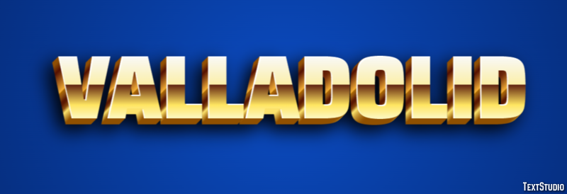 Valladolid テキスト効果