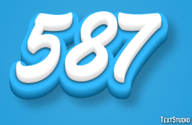 587 Effet de Texte
