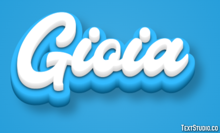 Gioia Effetto testo
