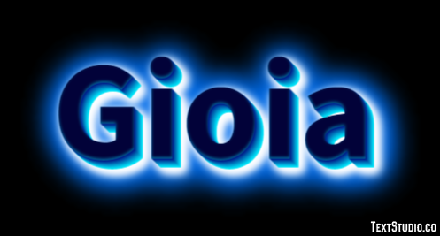 Gioia Effetto testo