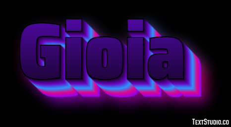 Gioia Effetto testo