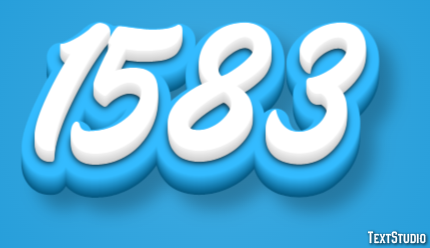 1583 Текстовый эффект