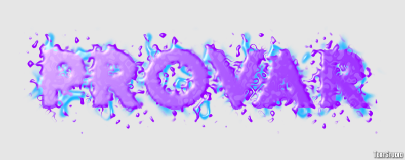 Provar Efeito de texto