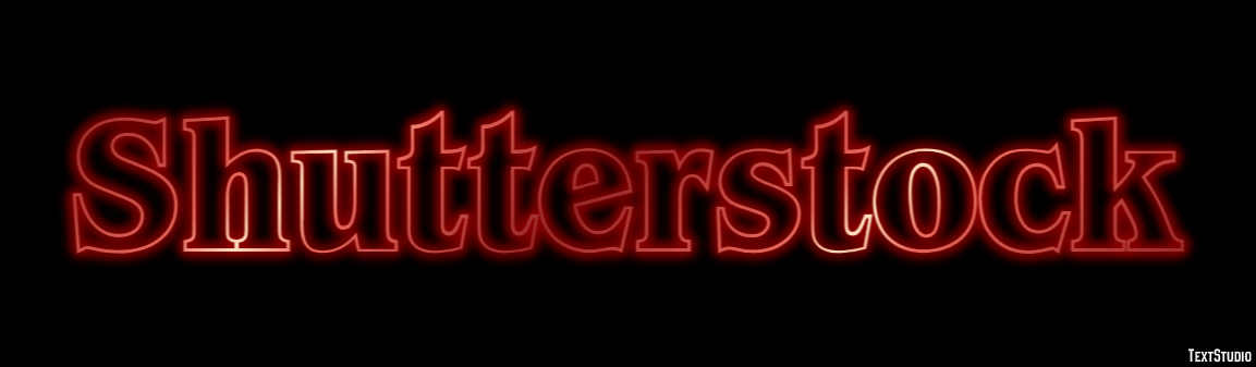 Shutterstock Text effect