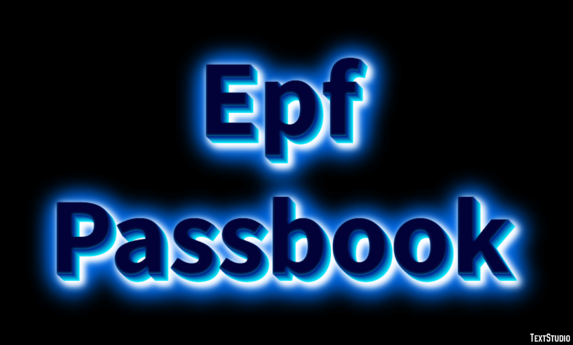 Epf Passbook Efecto de Texto