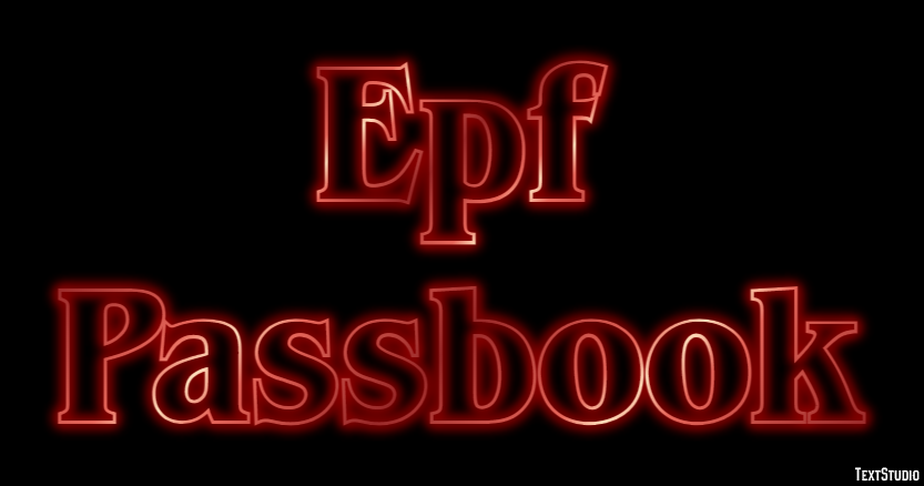 Epf Passbook Efecto de Texto