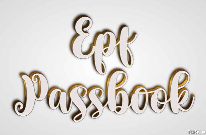 Epf Passbook Efecto de Texto