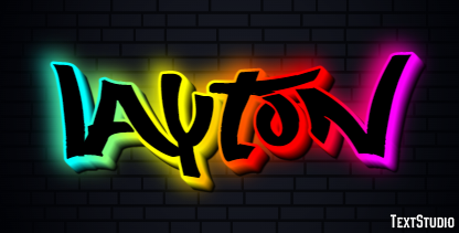 Layton Efekt tekstowy
