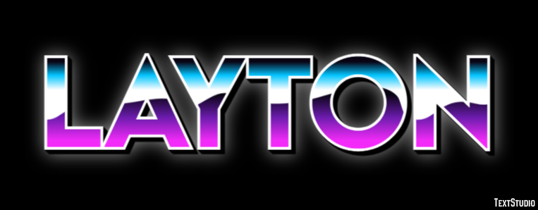 Layton Efeito de texto