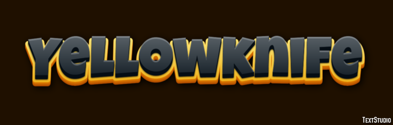Yellowknife Эффект текста