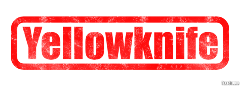Yellowknife Texteffekt