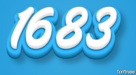 1683 Эффект текста