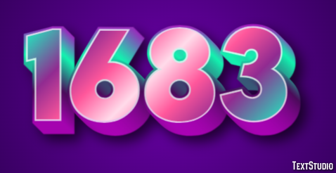 1683 Эффект текста