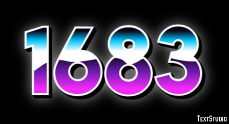 1683 Text Effect