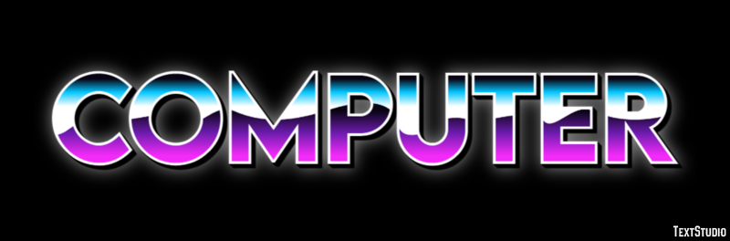 Computer Effet de Texte
