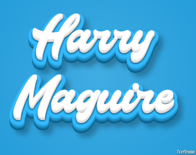 Harry Maguire Text Effect