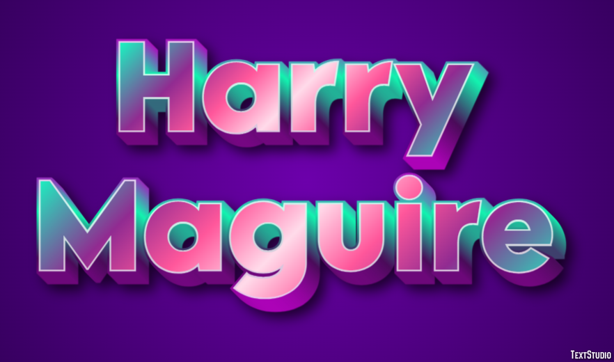 Harry Maguire Text Effect