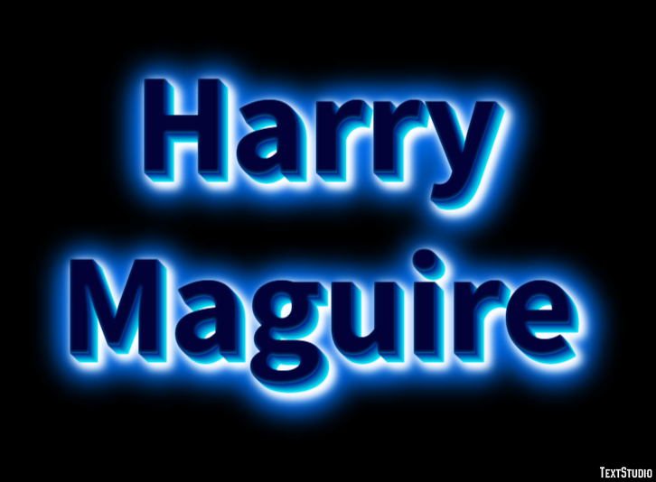 Harry Maguire Efeito do texto