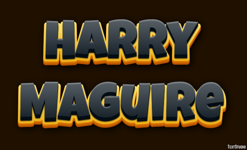 Harry Maguire Text Effect