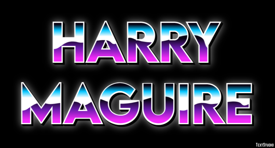 Harry Maguire Efeito do texto