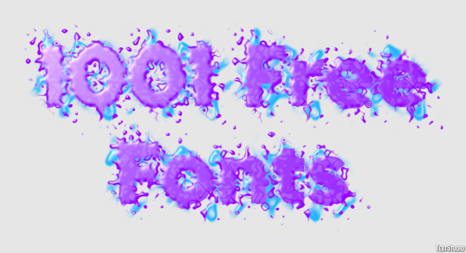1001 Free Fonts Text Effect