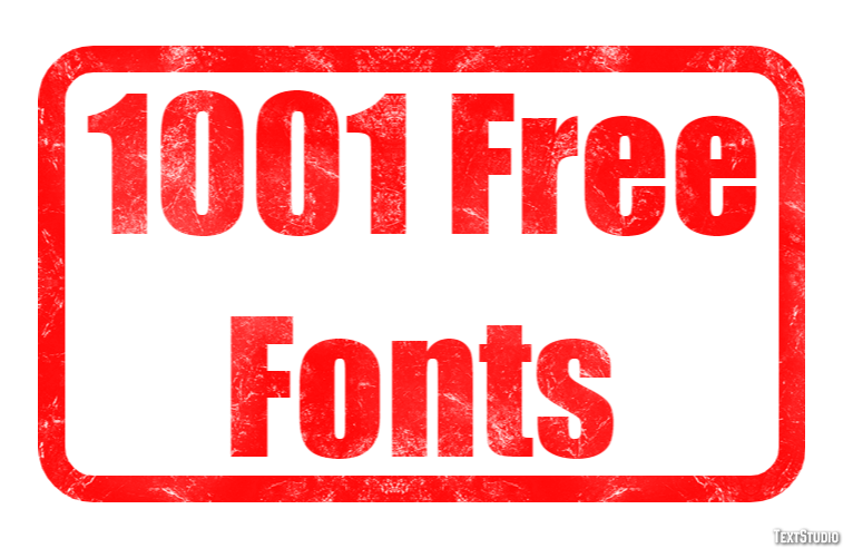 1001 Free Fonts Text Effect